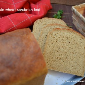 100% Whole Wheat Sandwich Bread