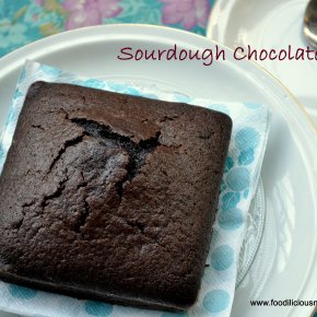 Sourdough chocolate cake